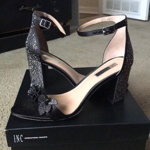 KACEE2 INC Open Toe Studded Heels